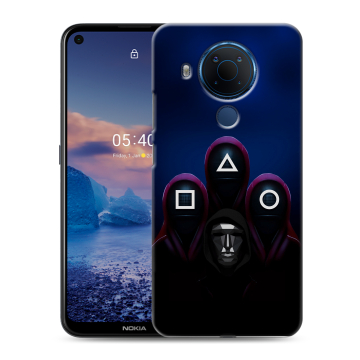 Силиконовый чехол на Nokia 5.4 с принтом Игра Кальмара
