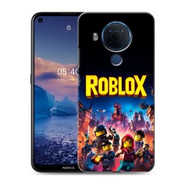 Силиконовый чехол на Nokia 5.4 с принтом Roblox Роблокс Силиконовый чехол на Nokia 5.4 с принтом Roblox Роблокс