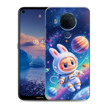 Силиконовый чехол на Nokia 5.4 с принтом Labubu Лабубу Силиконовый чехол на Nokia 5.4 с принтом Labubu Лабубу