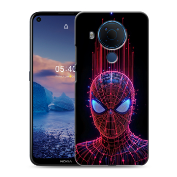 Силиконовый чехол на Nokia 5.4 с принтом Spiderman Человек паук Силиконовый чехол на Nokia 5.4 с принтом Spiderman Человек паук