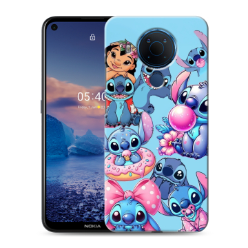 Силиконовый чехол на Nokia 5.4 с принтом Лило и Стич Силиконовый чехол на Nokia 5.4 с принтом Лило и Стич