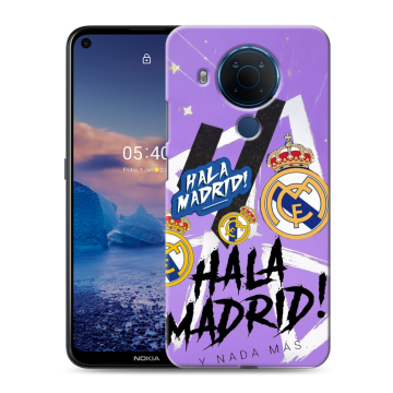 Силиконовый чехол на Nokia 5.4 с принтом Real Madrid Реал Мадрид Силиконовый чехол на Nokia 5.4 с принтом Real Madrid Реал Мадрид
