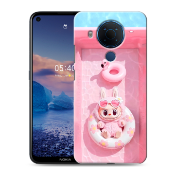 Силиконовый чехол на Nokia 5.4 с принтом Labubu Лабубу Силиконовый чехол на Nokia 5.4 с принтом Labubu Лабубу