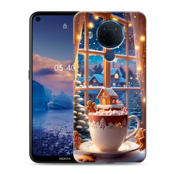 Силиконовый чехол на Nokia 5.4 с принтом Новый год