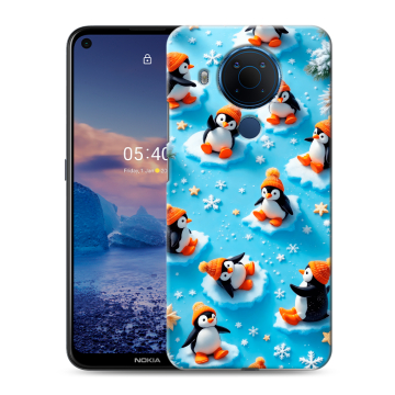 Силиконовый чехол на Nokia 5.4 с принтом Новый год