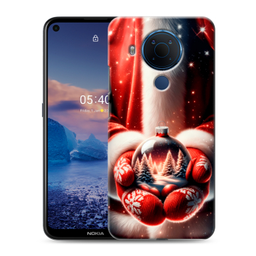 Силиконовый чехол на Nokia 5.4 с принтом Новый год