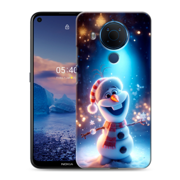 Силиконовый чехол на Nokia 5.4 с принтом Новый год