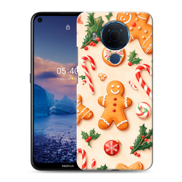 Силиконовый чехол на Nokia 5.4 с принтом Новый год