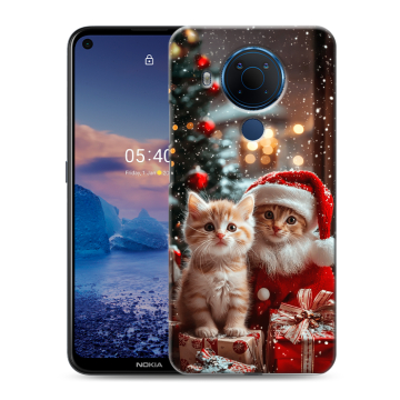 Силиконовый чехол на Nokia 5.4 с принтом Новый год
