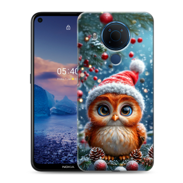 Силиконовый чехол на Nokia 5.4 с принтом Новый год