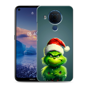 Силиконовый чехол на Nokia 5.4 с принтом Новый год