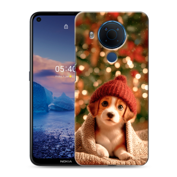 Силиконовый чехол на Nokia 5.4 с принтом Новый год