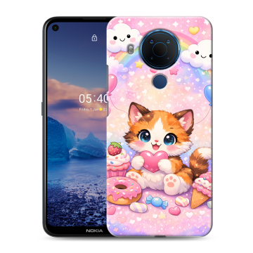 Силиконовый чехол на Nokia 5.4 с принтом для девочек Силиконовый чехол на Nokia 5.4 с принтом для девочек