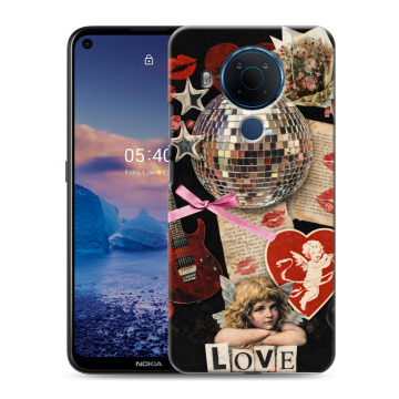 Силиконовый чехол на Nokia 5.4 с принтом для девочек