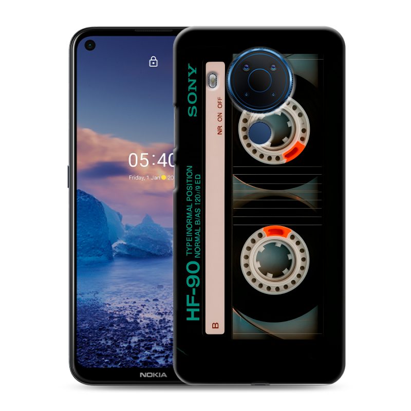 Силиконовый чехол на Nokia 5.4 с принтом Кассета Силиконовый чехол на Nokia 5.4 с принтом Кассета