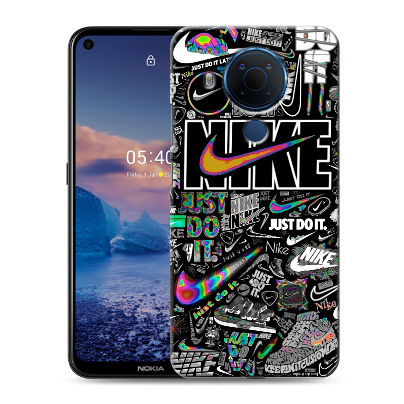 Силиконовый чехол на Nokia 5.4 с принтом Найк Силиконовый чехол на Nokia 5.4 с принтом Найк