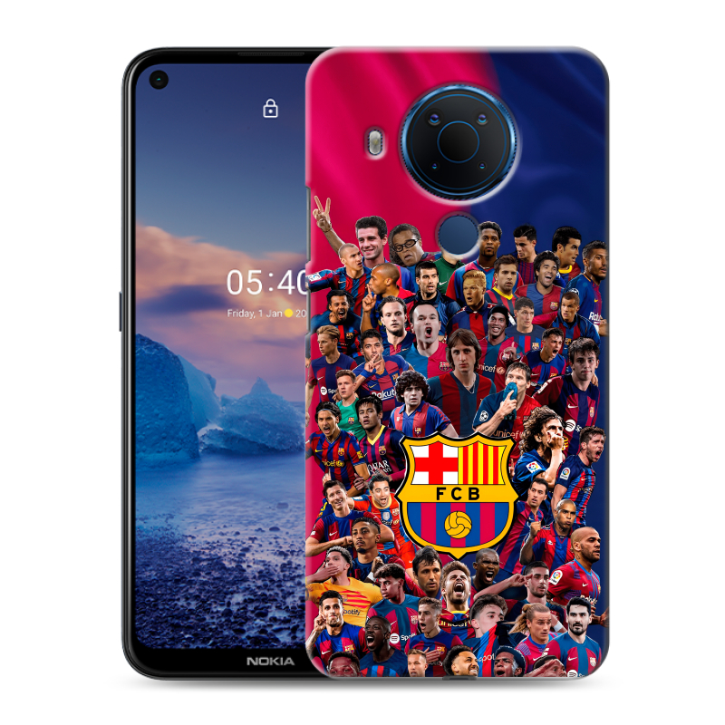 Силиконовый чехол на Nokia 5.4 с принтом Барселона Barcelona Силиконовый чехол на Nokia 5.4 с принтом Барселона Barcelona