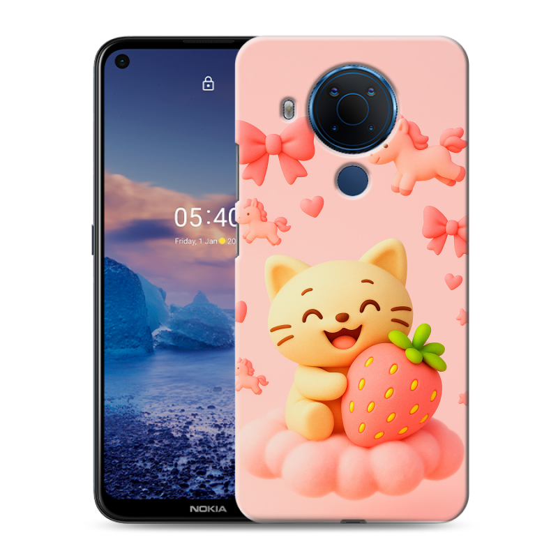 Силиконовый чехол на Nokia 5.4 с принтом для девочек Силиконовый чехол на Nokia 5.4 с принтом для девочек