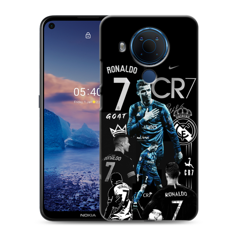 Силиконовый чехол на Nokia 5.4 с принтом Реал Роналдо Силиконовый чехол на Nokia 5.4 с принтом Реал Роналдо