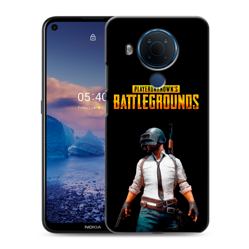 Силиконовый чехол на Nokia 5.4 с принтом PUGB ПАГБ Силиконовый чехол на Nokia 5.4 с принтом PUGB ПАГБ