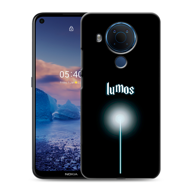 Силиконовый противоударный чехол на Nokia 5.4 с принтом Harry Potter Гарри Поттер Силиконовый противоударный чехол на Nokia 5.4 с принтом Harry Potter Гарри Поттер