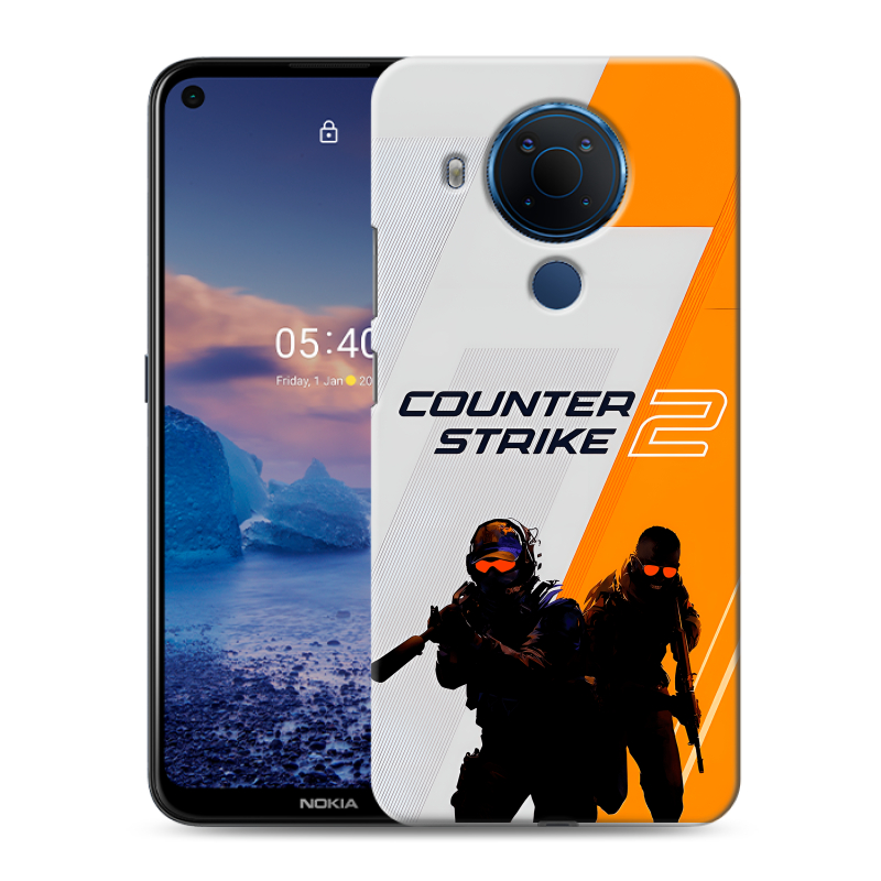 Силиконовый чехол на Nokia 5.4 с принтом Counter Strike Силиконовый чехол на Nokia 5.4 с принтом Counter Strike