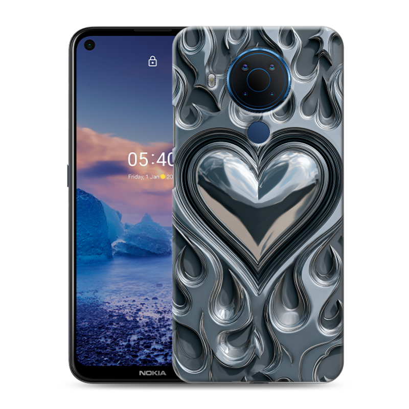 Силиконовый чехол на Nokia 5.4 с принтом Y2K Силиконовый чехол на Nokia 5.4 с принтом Y2K