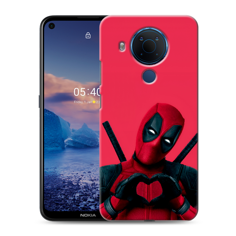 Силиконовый чехол на Nokia 5.4 с принтом Дедпул Deadpool Силиконовый чехол на Nokia 5.4 с принтом Дедпул Deadpool
