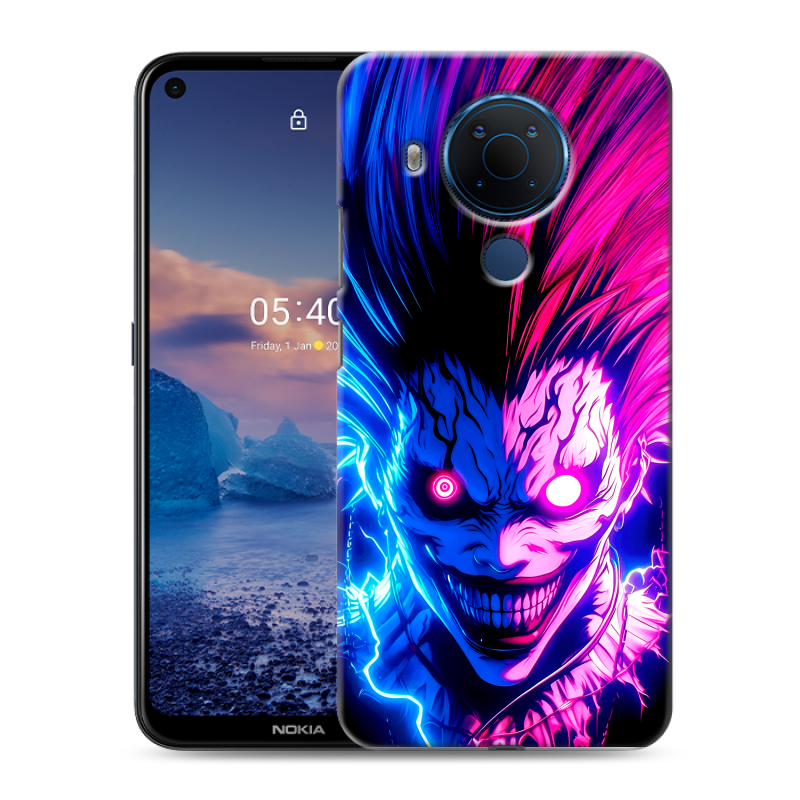 Силиконовый чехол на Nokia 5.4 с принтом Death note Тетрадь смерти Силиконовый чехол на Nokia 5.4 с принтом Death note Тетрадь смерти