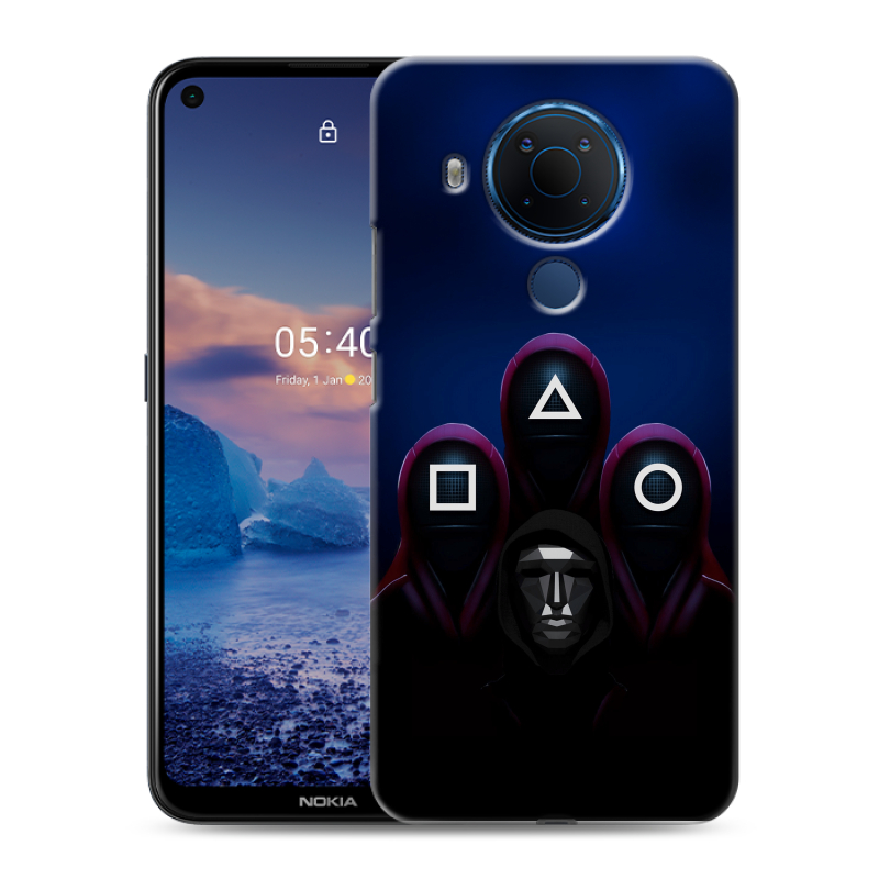 Силиконовый чехол на Nokia 5.4 с принтом Игра Кальмара Силиконовый чехол на Nokia 5.4 с принтом Игра Кальмара