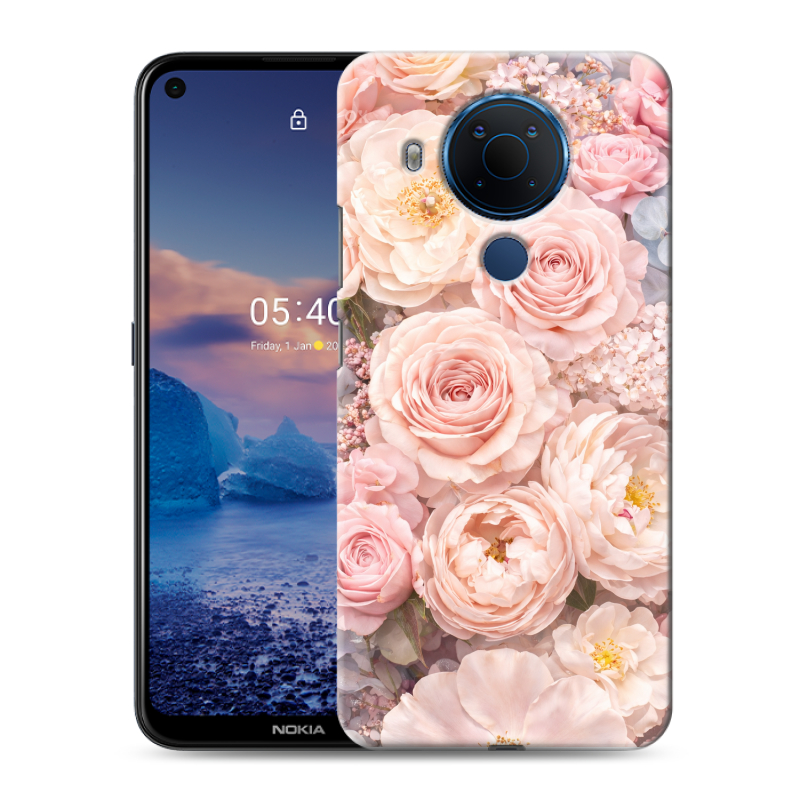 Силиконовый чехол на Nokia 5.4 с принтом женский Силиконовый чехол на Nokia 5.4 с принтом женский