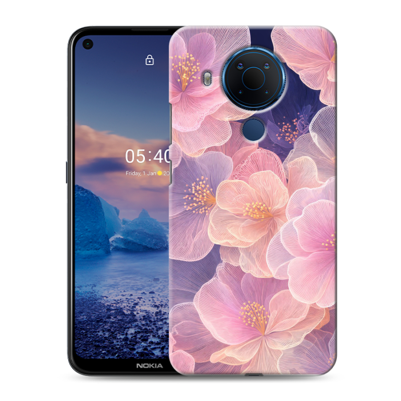 Силиконовый чехол на Nokia 5.4 с принтом женский Силиконовый чехол на Nokia 5.4 с принтом женский