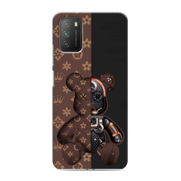 Силиконовый противоударный чехол на Xiaomi Poco M3 с принтом Луи робот