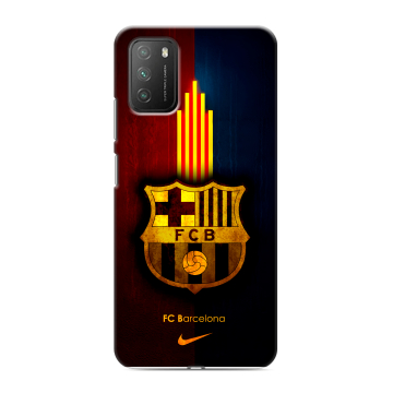 Силиконовый противоударный чехол на Xiaomi Poco M3 с принтом Барселона Barcelona Силиконовый противоударный чехол на Xiaomi Poco M3 с принтом Барселона Barcelona