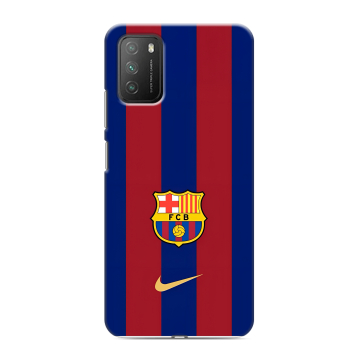 Силиконовый противоударный чехол на Xiaomi Poco M3 с принтом Барселона Barcelona Силиконовый противоударный чехол на Xiaomi Poco M3 с принтом Барселона Barcelona