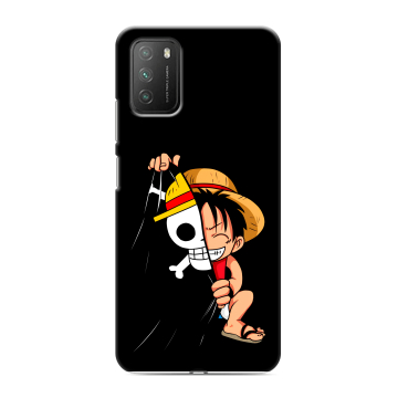 Силиконовый противоударный чехол на Xiaomi Poco M3 с принтом One Piece Ван Пис