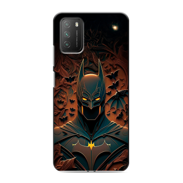 Силиконовый противоударный чехол на Xiaomi Poco M3 с принтом Batman Бэтмен
