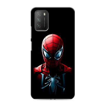 Силиконовый противоударный чехол на Xiaomi Poco M3 с принтом Spiderman Человек паук Силиконовый противоударный чехол на Xiaomi Poco M3 с принтом Spiderman Человек паук