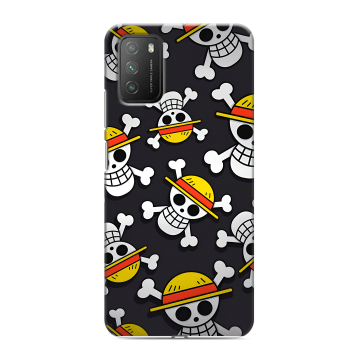 Силиконовый противоударный чехол на Xiaomi Poco M3 с принтом One Piece Ван Пис
