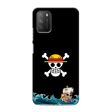 Силиконовый противоударный чехол на Xiaomi Poco M3 с принтом One Piece Ван Пис