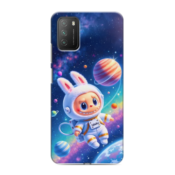 Силиконовый противоударный чехол на Xiaomi Poco M3 с принтом Labubu Лабубу Силиконовый противоударный чехол на Xiaomi Poco M3 с принтом Labubu Лабубу