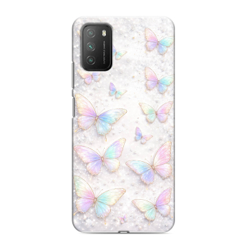 Силиконовый противоударный чехол на Xiaomi Poco M3 с принтом женский Силиконовый противоударный чехол на Xiaomi Poco M3 с принтом женский