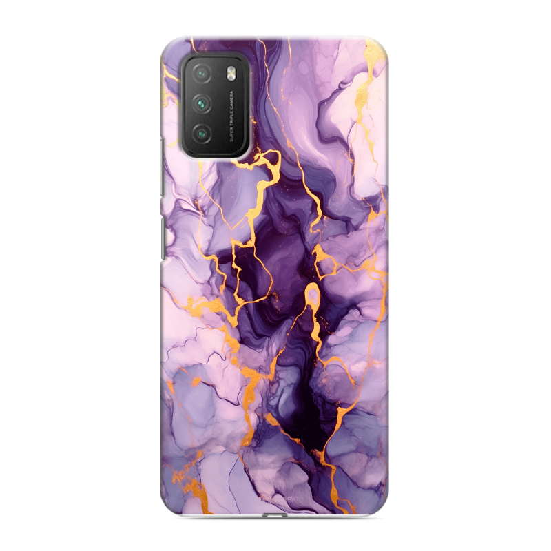 Пластиковый чехол на Xiaomi Poco M3 с принтом Мрамор Пластиковый чехол на Xiaomi Poco M3 с принтом Мрамор