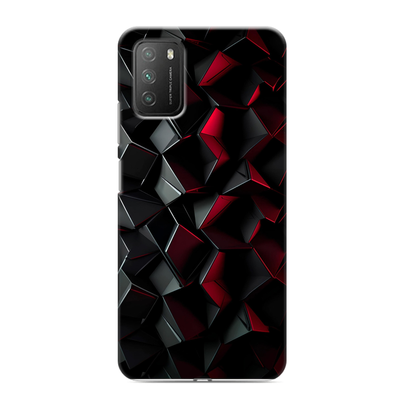 Пластиковый чехол на Xiaomi Poco M3 с принтом Абстракция Пластиковый чехол на Xiaomi Poco M3 с принтом Абстракция