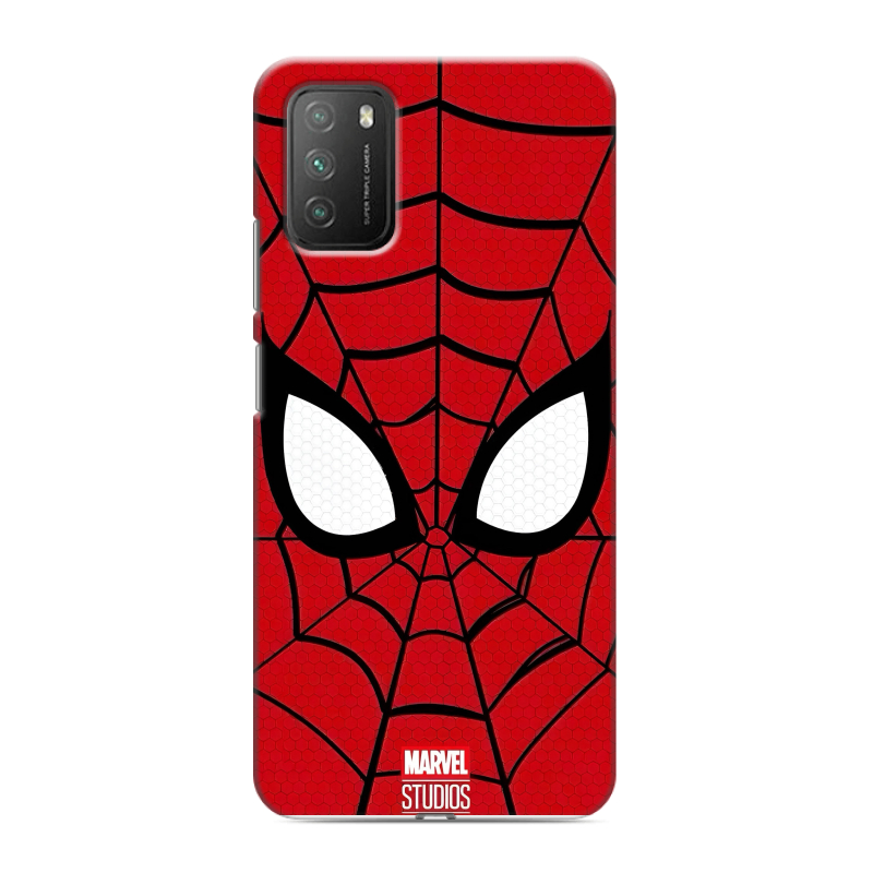 Силиконовый противоударный чехол на Xiaomi Poco M3 с принтом человек паук spiderman Силиконовый противоударный чехол на Xiaomi Poco M3 с принтом человек паук spiderman