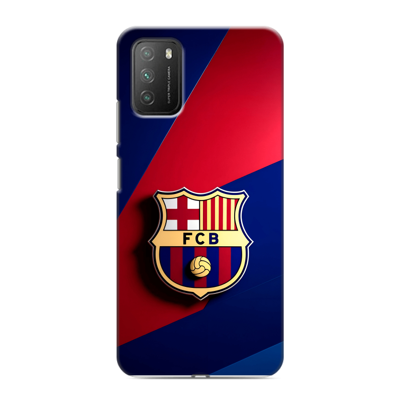 Силиконовый противоударный чехол на Xiaomi Poco M3 с принтом Барселона Barcelona Силиконовый противоударный чехол на Xiaomi Poco M3 с принтом Барселона Barcelona