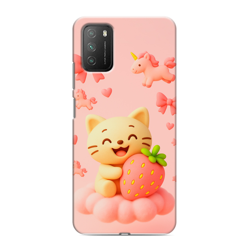 Пластиковый чехол на Xiaomi Poco M3 с принтом для девочек Пластиковый чехол на Xiaomi Poco M3 с принтом для девочек