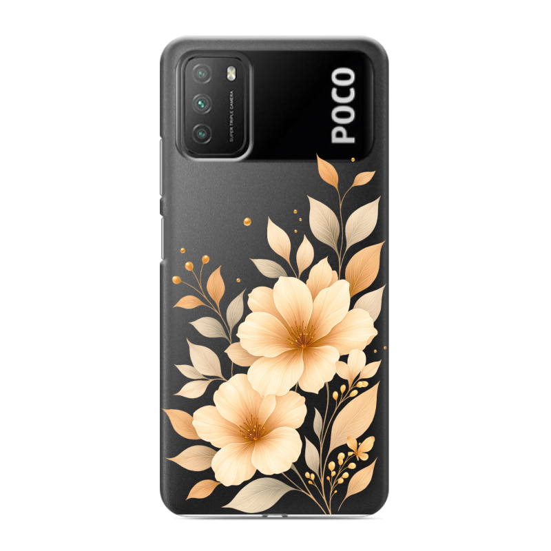 Пластиковый чехол на Xiaomi Poco M3 с принтом для девушки Пластиковый чехол на Xiaomi Poco M3 с принтом для девушки