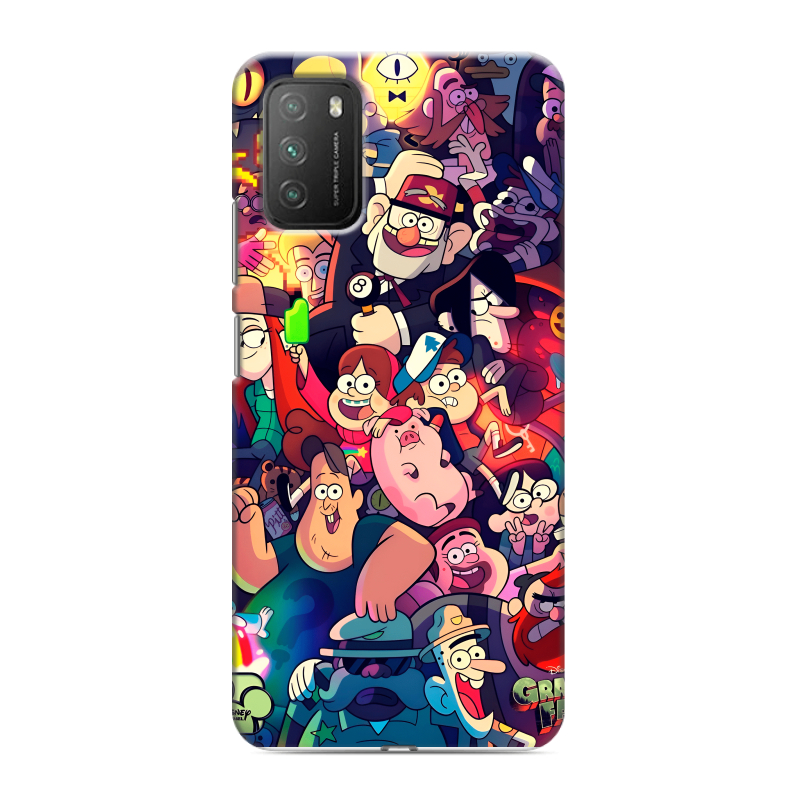 Пластиковый чехол на Xiaomi Poco M3 с принтом Gravity Falls Гравити Фолз Пластиковый чехол на Xiaomi Poco M3 с принтом Gravity Falls Гравити Фолз