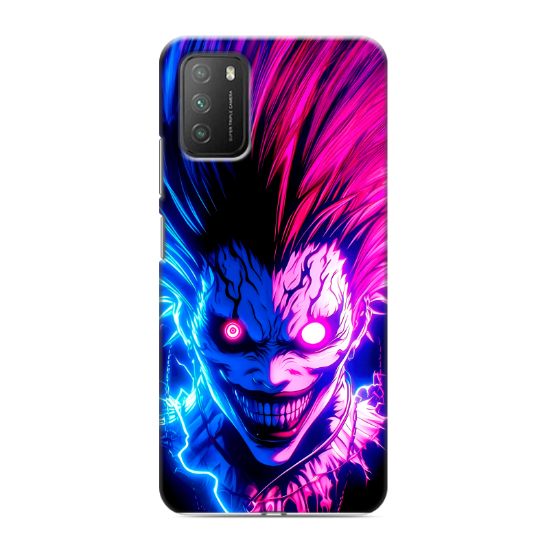 Пластиковый чехол на Xiaomi Poco M3 с принтом Death note Тетрадь смерти Пластиковый чехол на Xiaomi Poco M3 с принтом Death note Тетрадь смерти